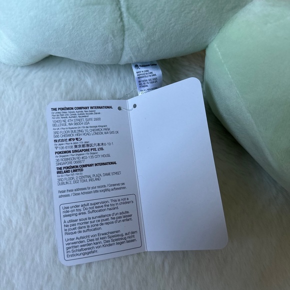 NWT PokemonCenter Sprigatito 20" Pokemon Plush Nintendo Anime - Picture 7 of 7